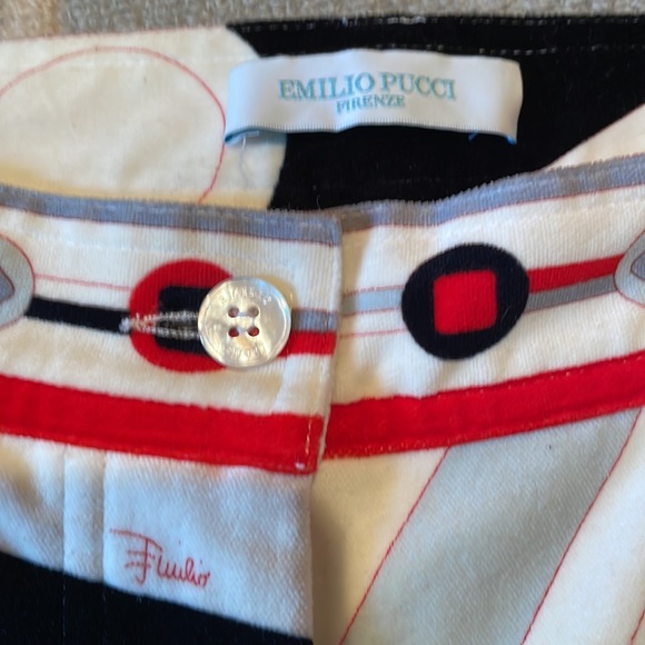 EMILIO PUCCI Velvet Pants - 28” Waist 41” Long 29” Inseam - Picture 7 of 9